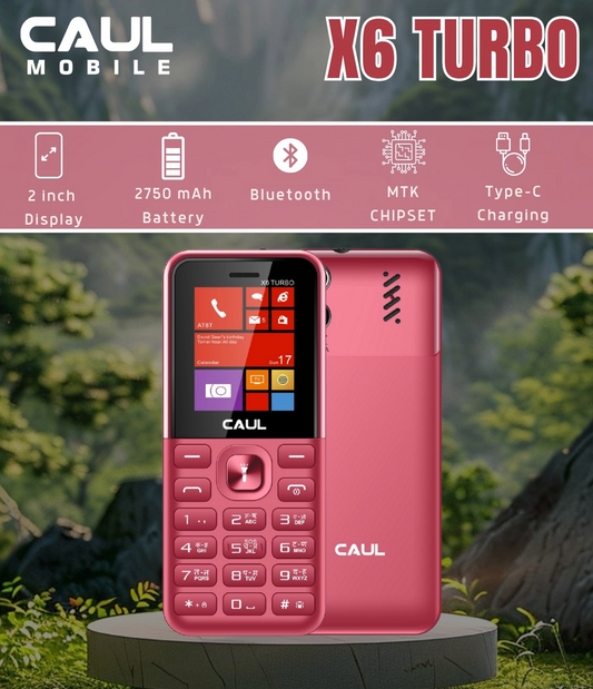 Caul X6 Turbo C Type Feature Phone